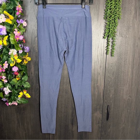 🌸5/$25🌸LulaRoe Slate Blue Stretchy Full Length Leggings One Size - Picture 11 of 16